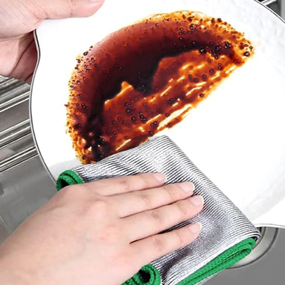 7 Pack Glass Cleaning Cloths Large Microfibre Streak Free Towels for Windows Mirrors Car