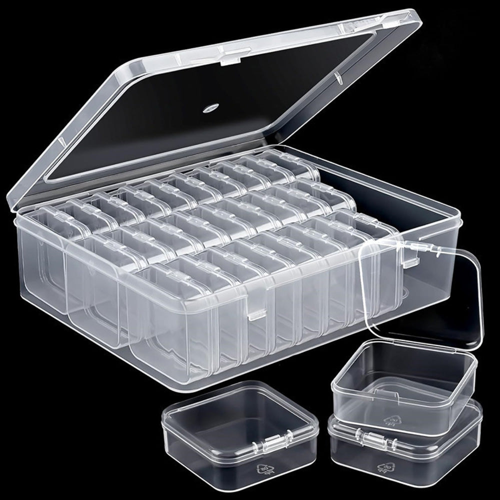 Plastic Bead Organizer Box for DIY Jewelry and Nail Craft Storage