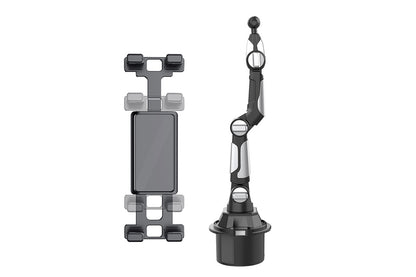 Adjustable Car Cup Holder Mount For Tablet And Phone In Vehicles