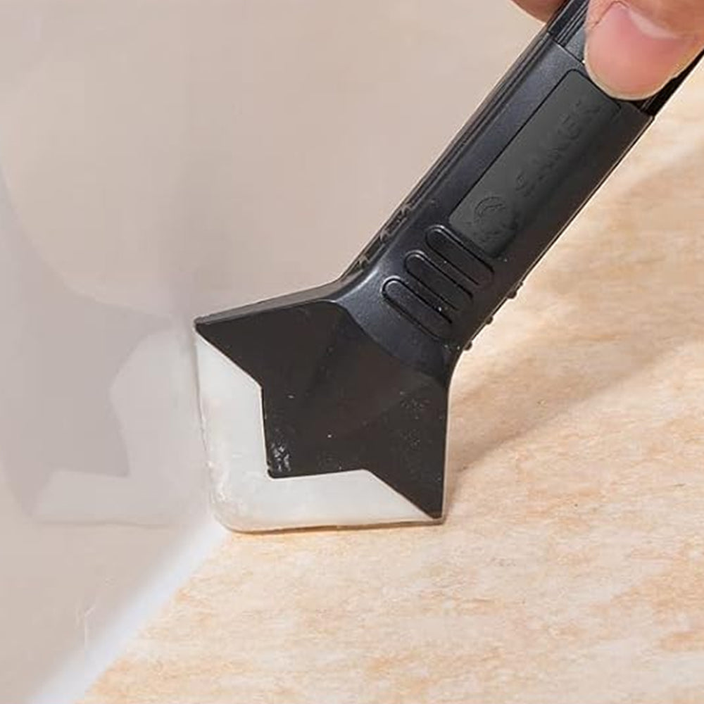 3-in-1 Caulking Tool Kit Removal Residue Scraper Kit Sealant Replace Set
