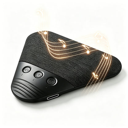 Pillow Speaker Bluetooth Under Pillow Sleep Speaker with White Noise-Black