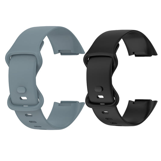 Silicone Watch Strap Wristband for Fitbit Charge 5-Small Style 2