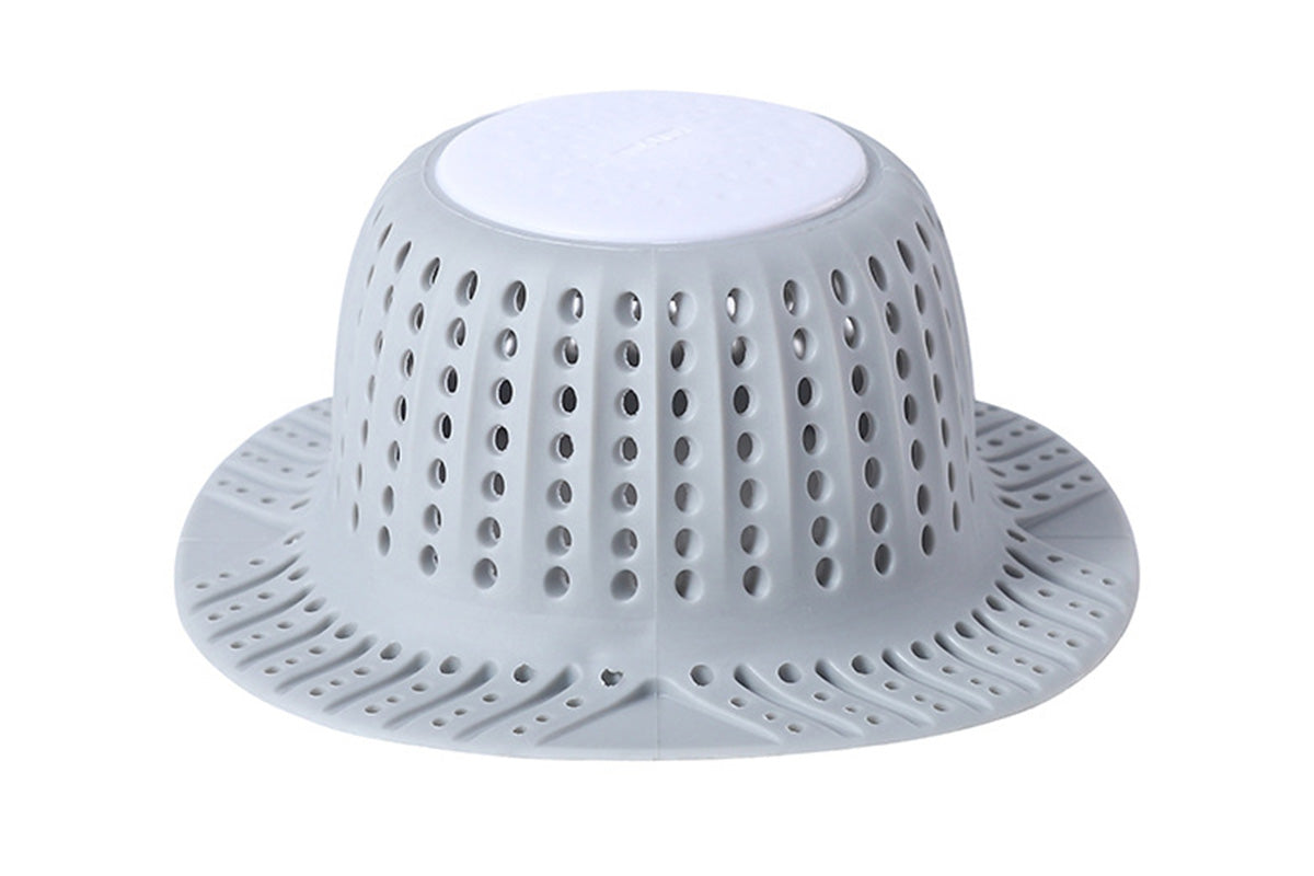 Bathtub Drain Hair Catcher Silicone Shower Hair Catcher for Pop Up and Regular Drains