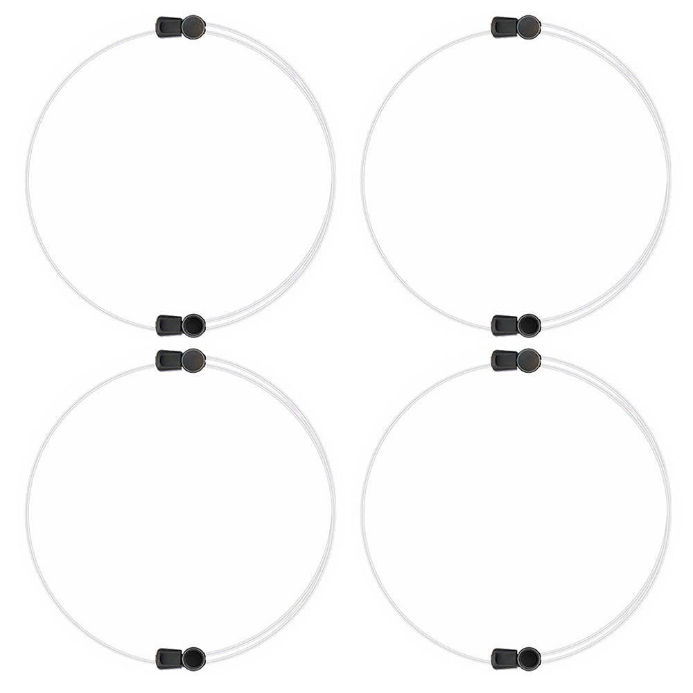 4Pcs Shirt Tuck Band Women Elastic Belts Tucking  Sweater Cropping Belt-White