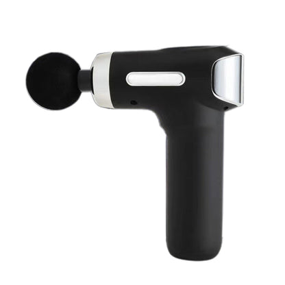 Portable Black Mini Muscle Massage Gun with Four Heads