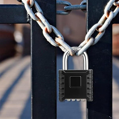 Combination Password Padlock Outdoor Security Weatherproof Locker for Home Garage Garden