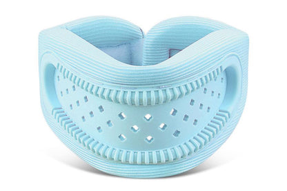 Neck Brace Neck Protectors Wraps Keep Vertebrae Stable Adjustable Cervical Collar -Blue