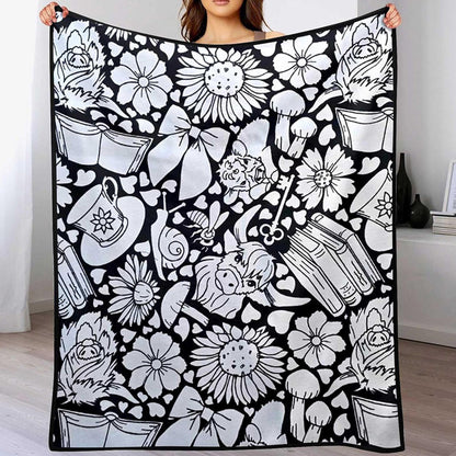 Washable DIY Coloring Blanket for Adults - Style 3