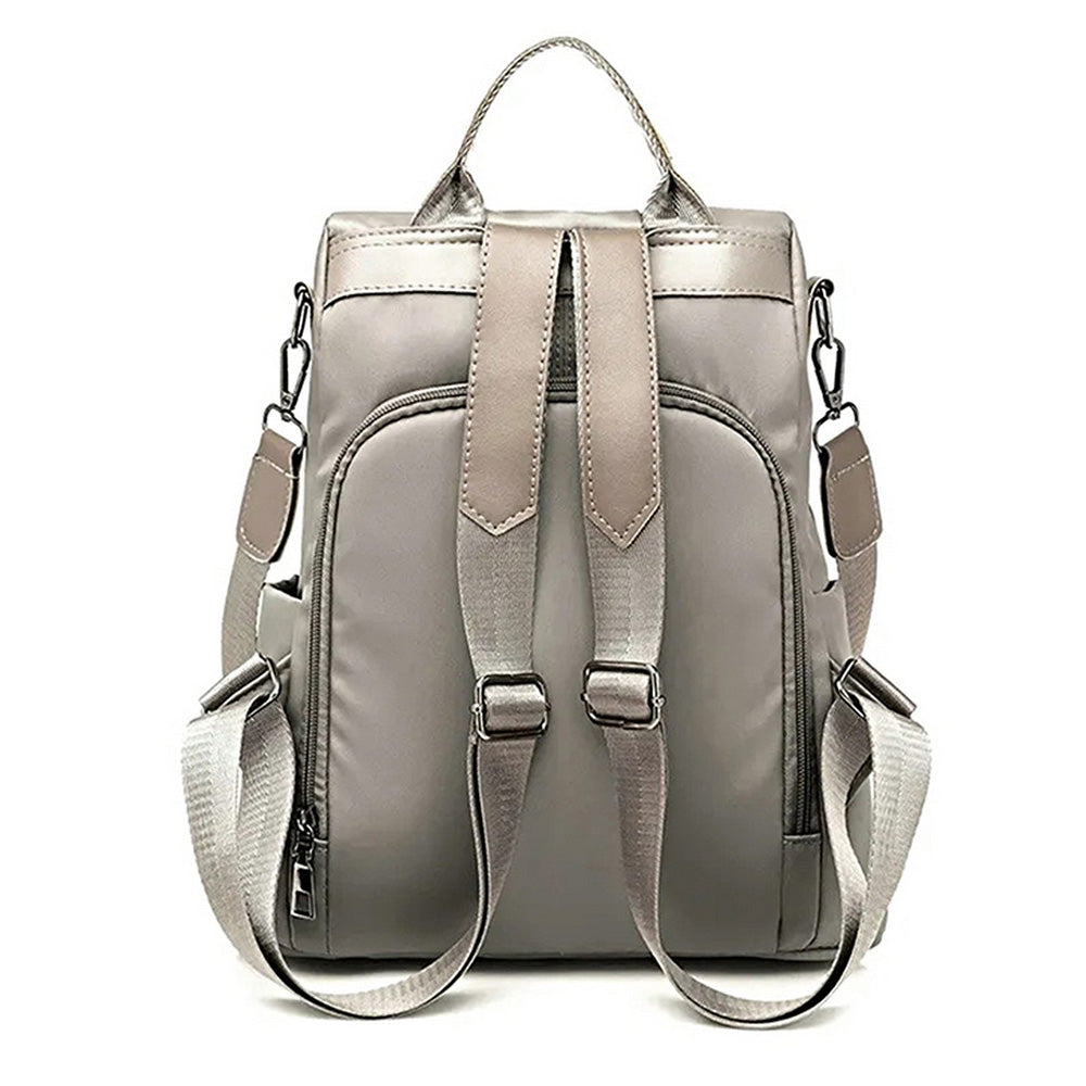 Large Capacity Anti-theft Backpack Multifunctional Travel Bag Khaki