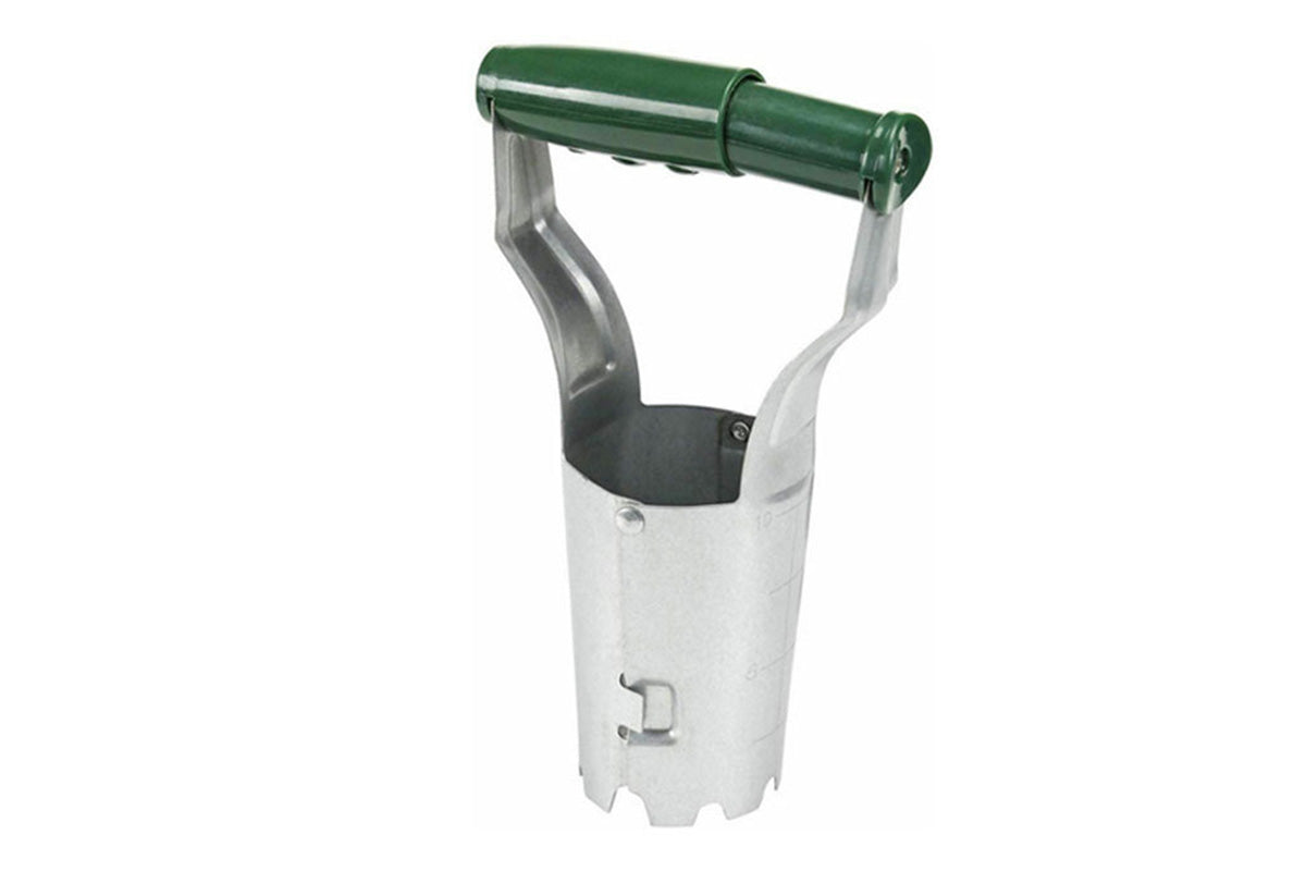 Garden Bulb Planter Tool with Depth Markers for Transplanting and Seedling Removal