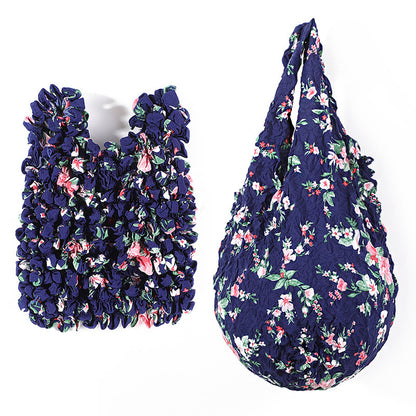 2Piece Pineapple Bubble Shopping Bag-Pink and Blue