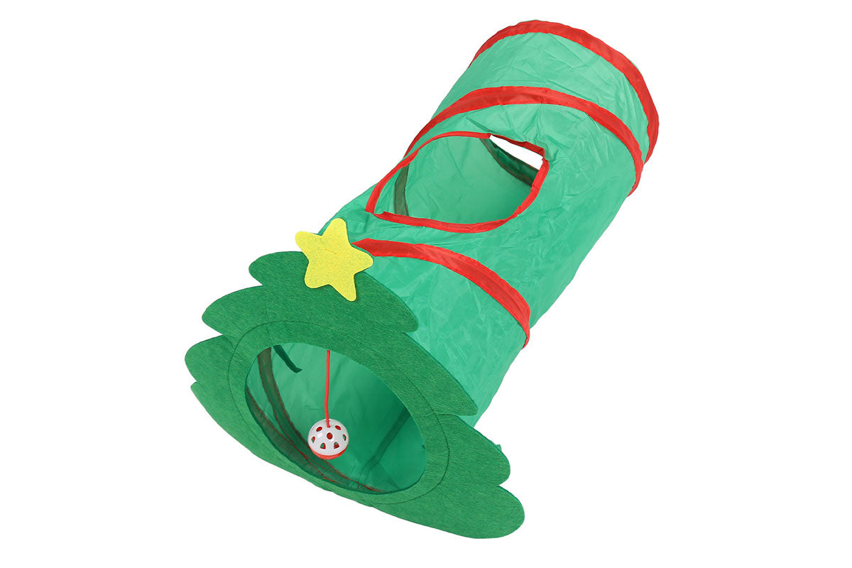 Cat Tunnel Foldable Tube Cat Supplies Play Tunnel Portable Sleeping Outdoor Playset Toy-20 Pieces Type