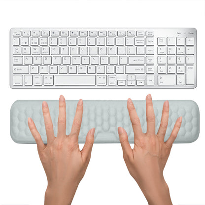 Ergonomic Wrist Rest Set for Keyboard and Mouse Computer Wrist Support Pads Arm Cushion for Typing Gray