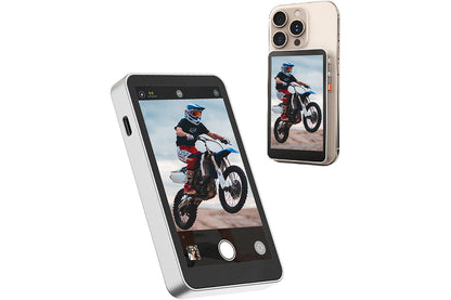 Vlog Selfie Monitor Screen Attractive Back Camera Monitor for Vlog Live TikTok-Grey