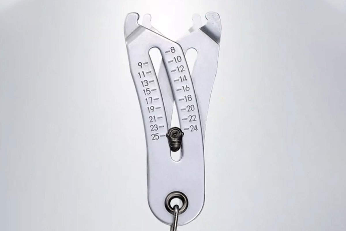 2Pcs Portable Precise Thread Size Checker Keychain Thread Size Verification Tool