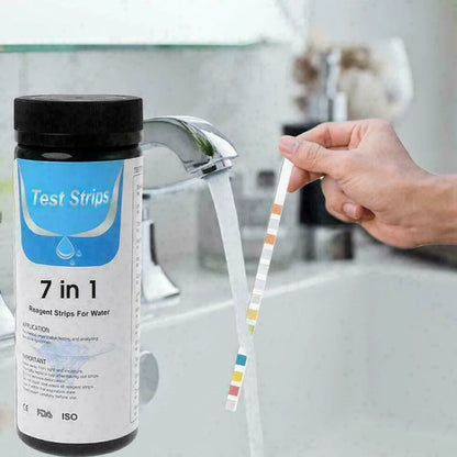 7-in-1 Pool and Spa Water Test Kit Strips Water Quality Test for Pool Hot Tub