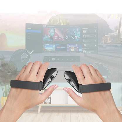 Silicone Controller Grips Cover VR Accessories Compatible with Meta Quest 3/Meta Quest 3S Black