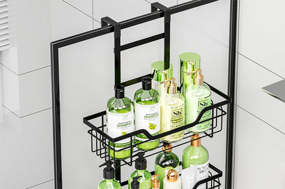 Over The Door Shower Caddy Bathroom Hanging Organizer Shampoo Holder Soap Holder