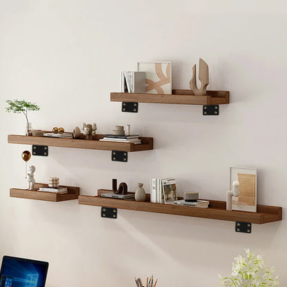 2Pcs Hidden Shelf Brackets 0.4 cm Thick for Floating Shelf Support