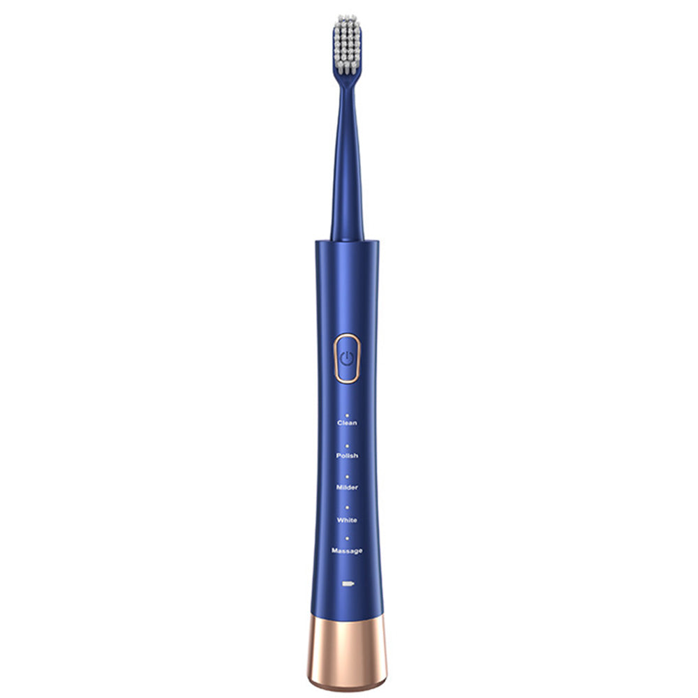 Electric Toothbrush for Adults ¨C Sonic Toothbrush with 6 Brush Heads and Smart Timer Blue
