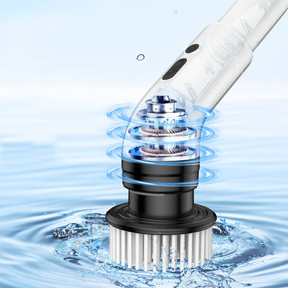 Electric Spin Scrubber with 9 Replaceable Brush Heads Cordless Cleaning Brush for Bathroom and Kitchen