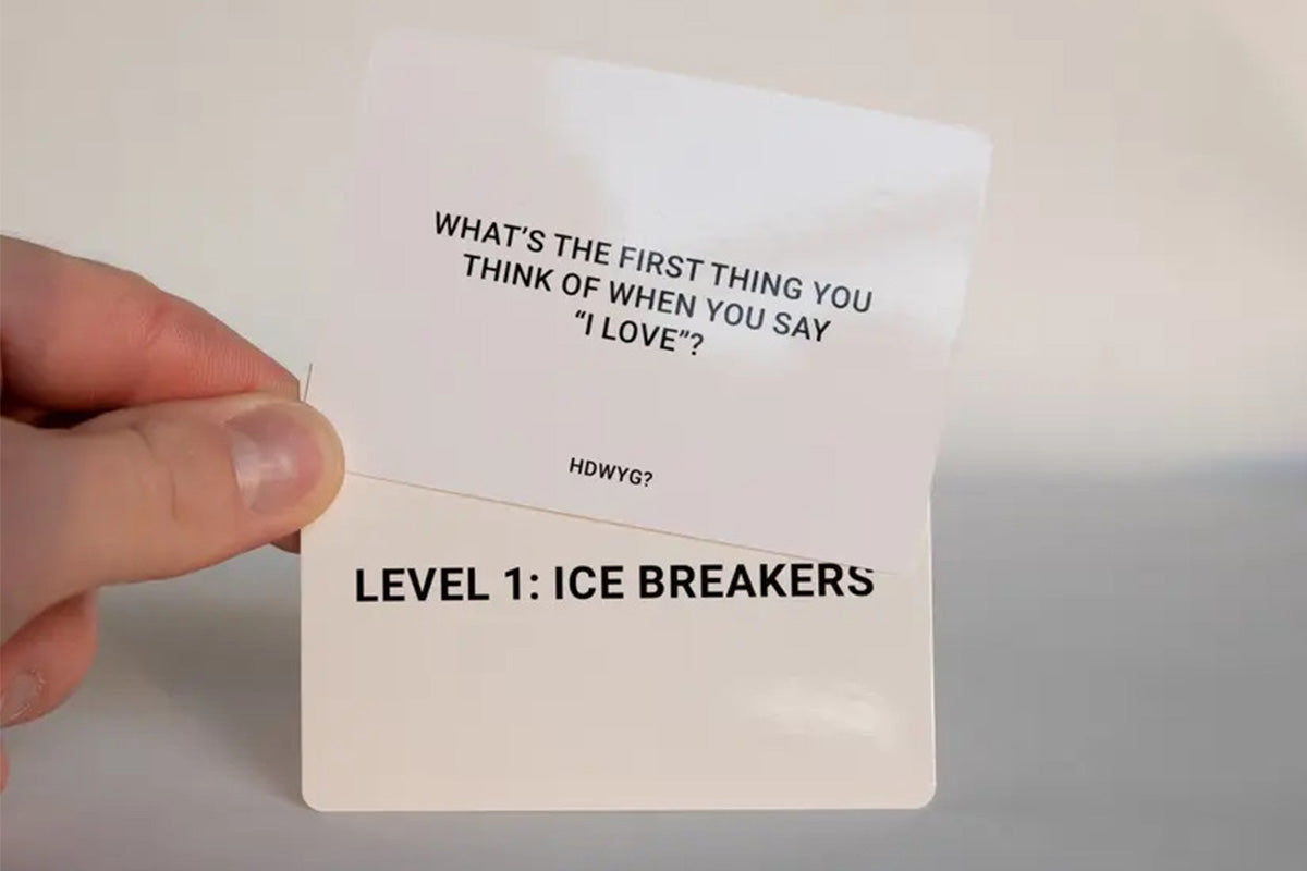 2Pcs 99 Question And Challenge Cards Game Of Questions To Deepen Connection Questions Card Game