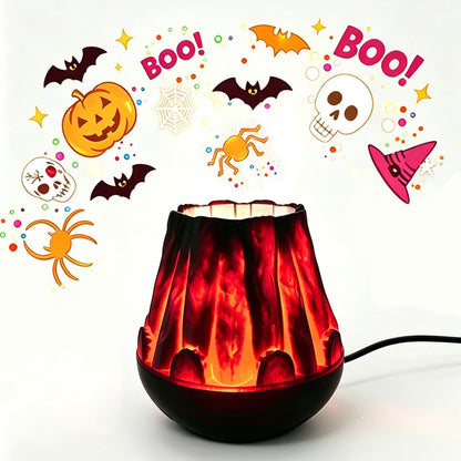 Dynamic Flame Projector Light Halloween USB Lamp - Halloween