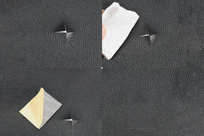 Self Adhesive Leather Repair Patch Couch Sofa Chair Renovation Sticker-Black