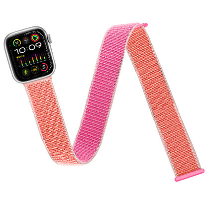 Adjustable Arm Ankle Band Strap for Apple Watch 38mm to 49mm-Pomegranate