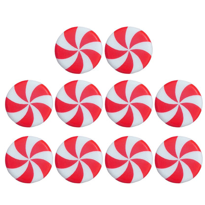 10 Pack Silicone Christmas Cabinet Knob Decoration Covers - Candy