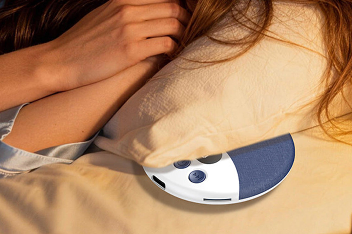 Display Under Pillow Bluetooth Sleep Speaker - Blue