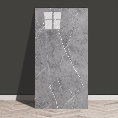 10Pcs Self Adhesive PVC Wall Tiles- Grey