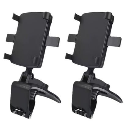 2-Pack Adjustable Car Dashboard Phone Holder Mount for Driving