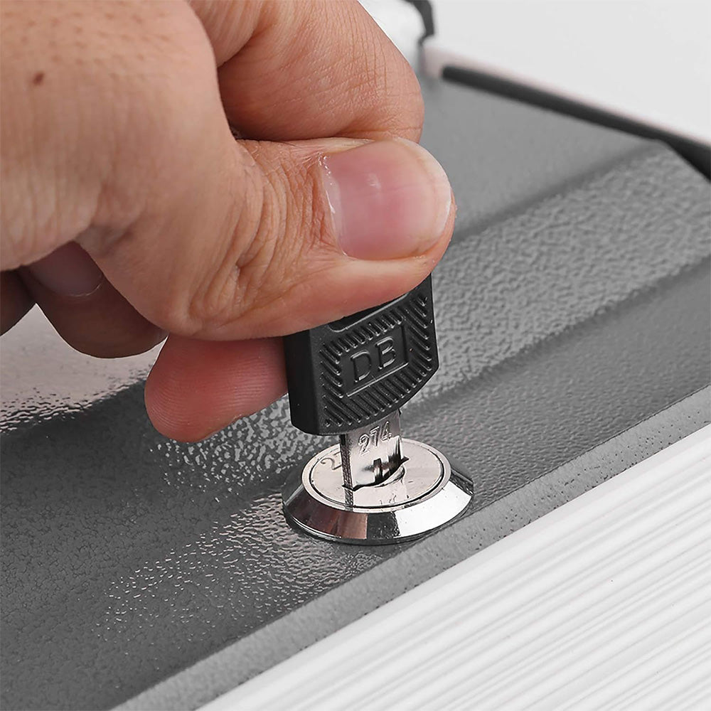 Dictionary Book Secret Money Case  Key Lock Jewellery Security Box Black