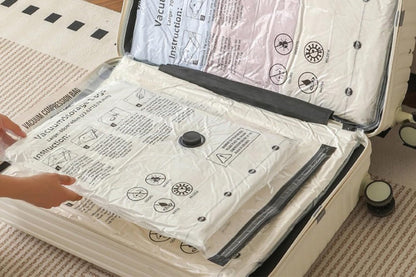 12Pcs Travel Vacuum Storage Bags with Rechargeable Electric Pump