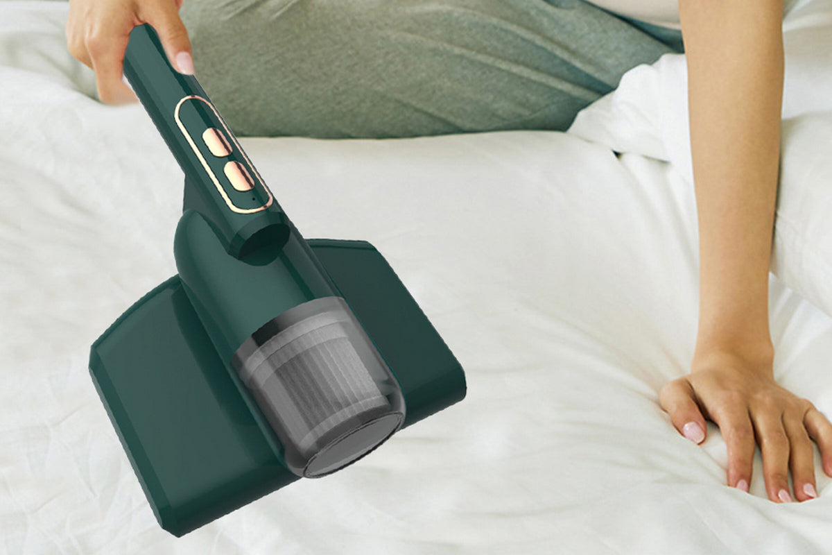 Handheld Vacuum Cleaner Dust Mite Removal UV Bed Vacuum-Grenn