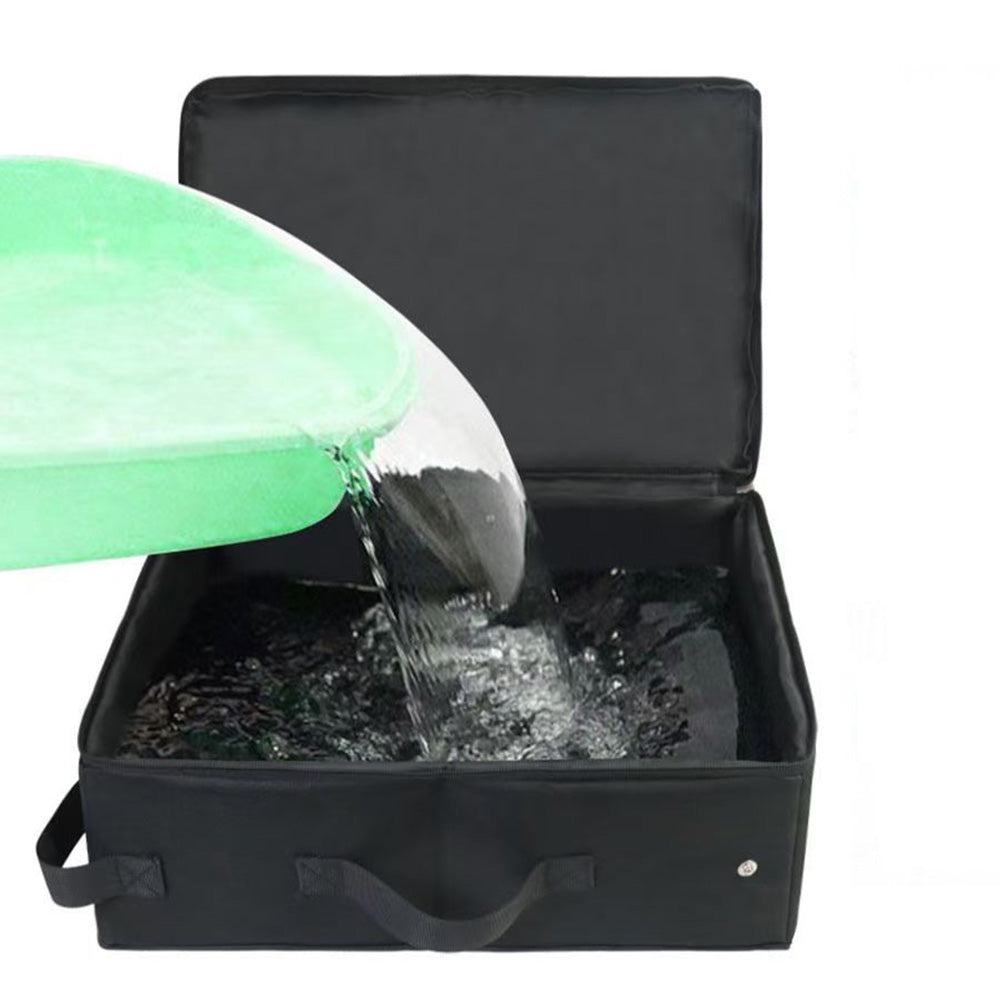 Portable Foldable Cat Travel Litter Box ââ‚?Waterproof & Easy to Clean Black