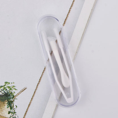10 Piece Lens Tool Kit with Tweezers Applicator Remover - White