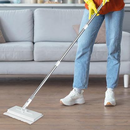 Clip Mop Sweep and Mop Kit for Hardwood Tile Marble and Laminate Floors