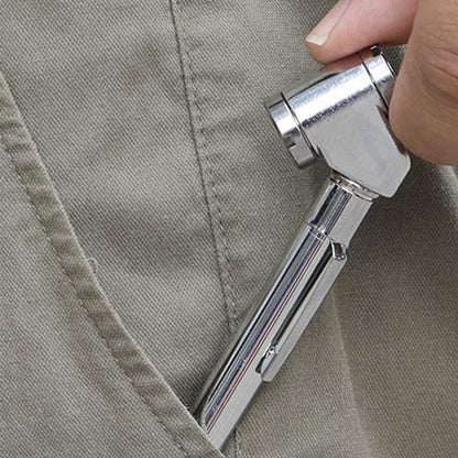 Mini Pencil Tire Pressure Gauge with Metal Nozzle Calibrated 10¨C120 PSI