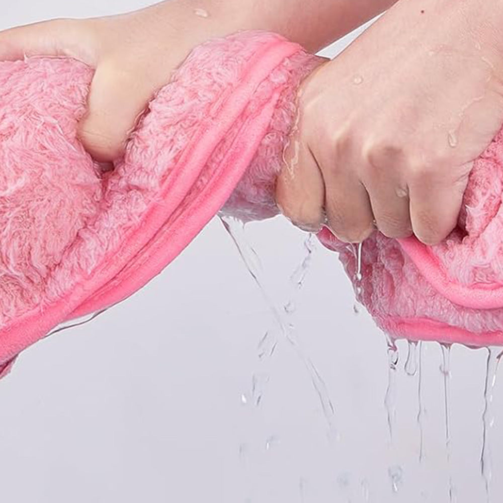 Pet Absorbent Bathrobe Dog Drying Towel Coat Soft Bath Wrap Pajamas-Pink