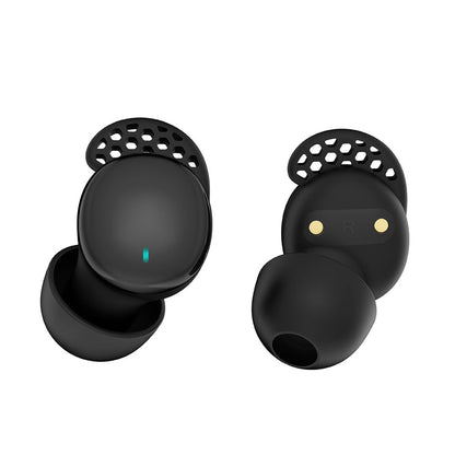 In Ear Sleep Headphones with Digital Power Display Invisible Noise Blocking Earphone for Side Sleepers Black