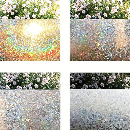 45x200cm  Static Cling Stained Glass Window Film UV Block Window Privacy Film