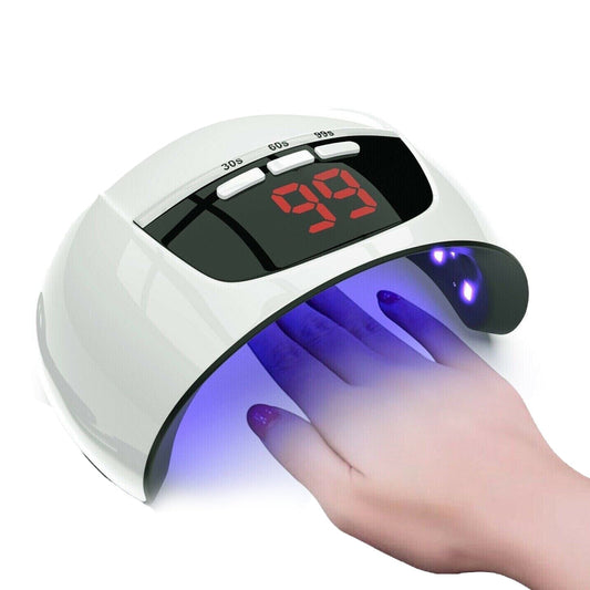 UV LED Nail Lamp Nail Dryer with LCD Display and 3 Timer Setting Gel Polish Nail Art Tools