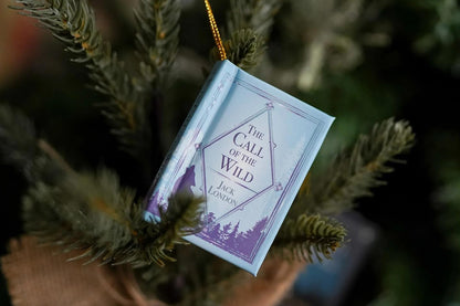 Mini Book Advent Calendar with 25 Book Ornaments for Christmas Countdown Holiday Decorations -Blue