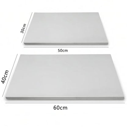 Stainless Steel Cutting Board L Shape Non Slip Metal Chopping Board for Kitchen