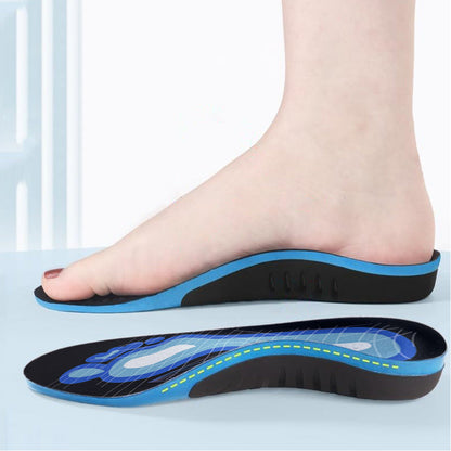 2 Pairs of Arch Support Insoles Plantar for Flat Feet Heel