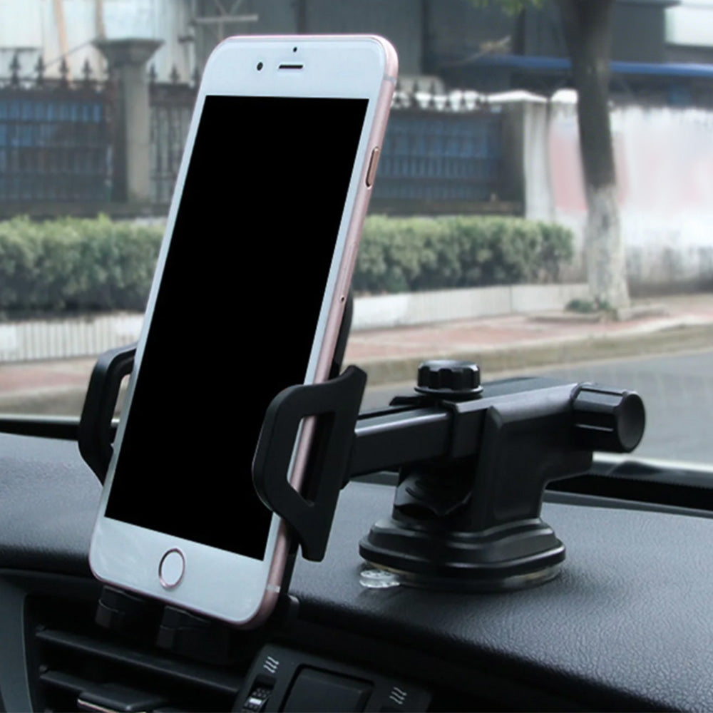 Universal Car Phone Holder a€?Adjustable Suction Mount for Dashboard & Windscreen