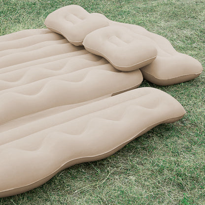 Inflatable Car Air Mattress for Back Seat-Beige