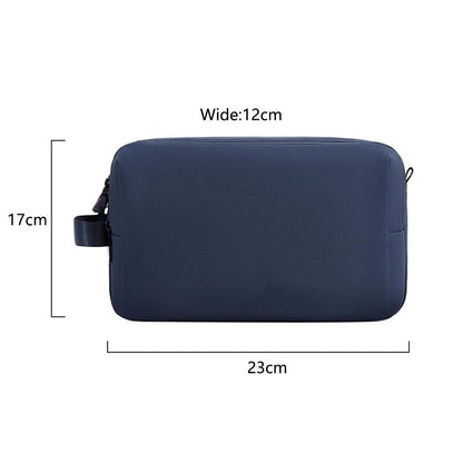 Travel Toiletry Bag Shaving Organizer for Men Women Navy Blue